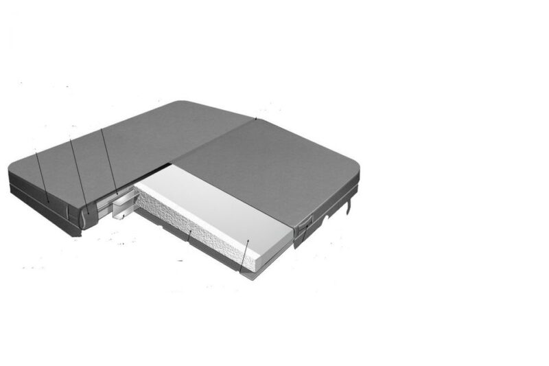 Whirlpoolabdeckung Cover 220 x 220 cm – Bild 8